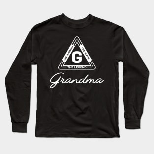 Grandma - The woman the myth the legend Long Sleeve T-Shirt